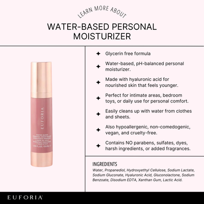 Water Based Personal Moisturizer